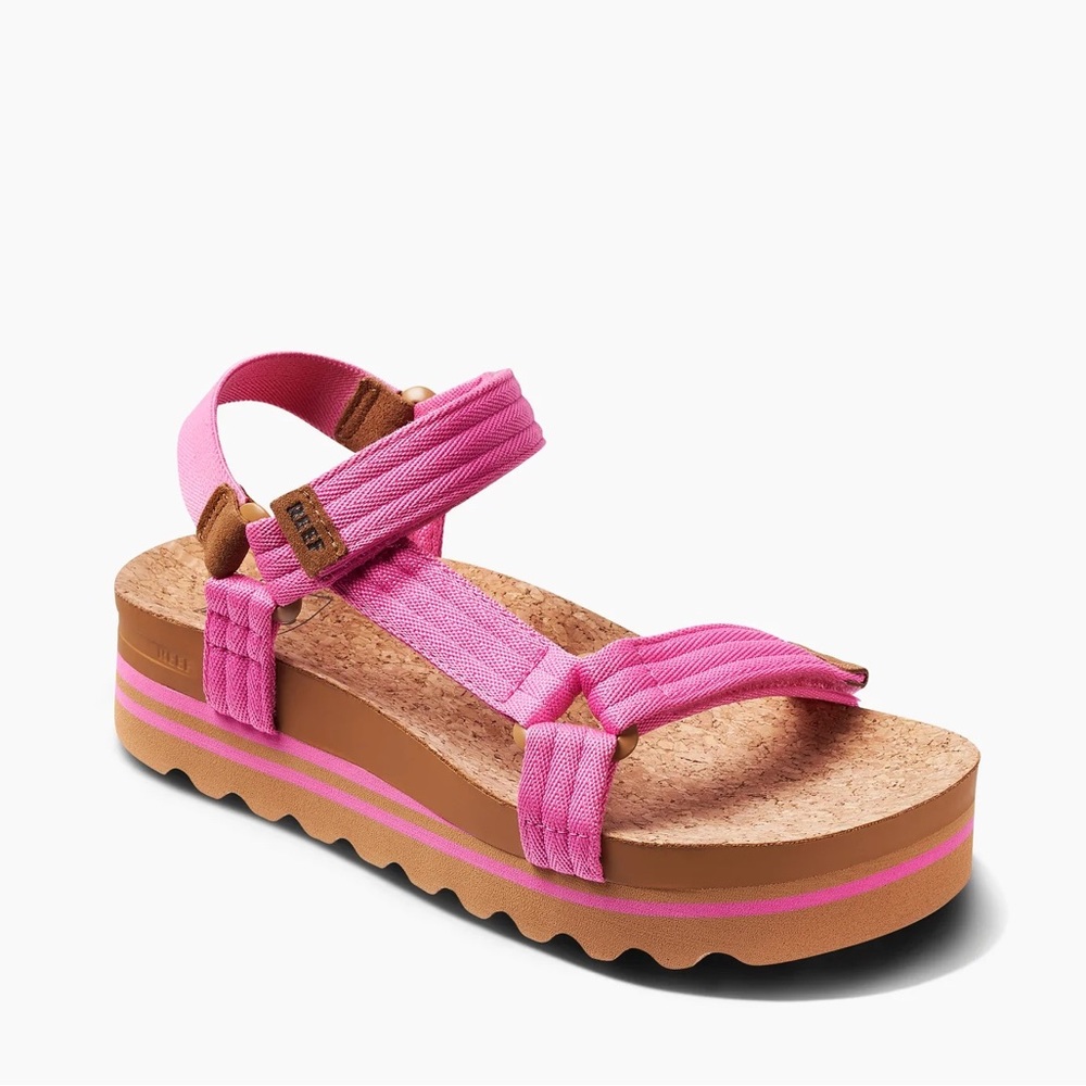 Reef Cushion Rem Hi Sandal • Size 6 • Brand New With Tags NWT • Malibu Pink